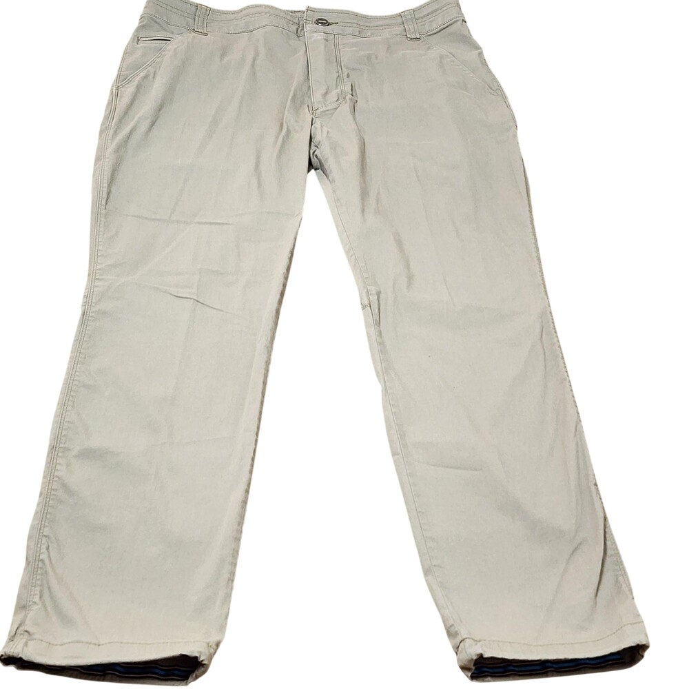 Kuhl Resistor Lite Chino Pants Mens 35x29 Beige Stretch Travel Canvas Casual